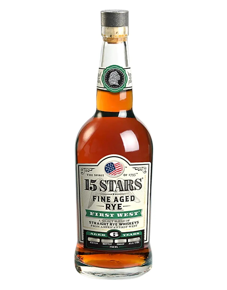 15 Stars First West Straight Rye Whiskey