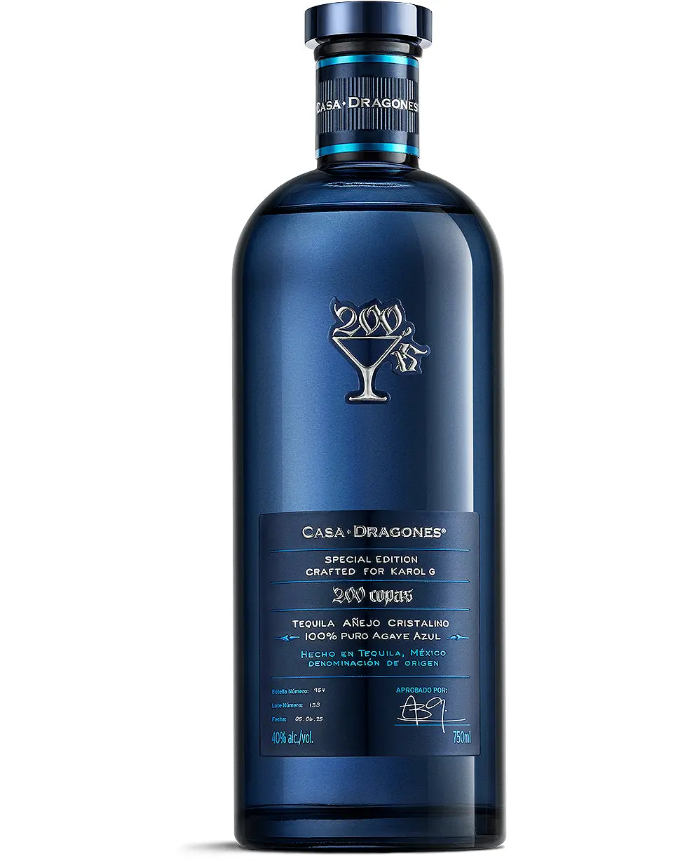 Casa Dragones X Karol G 200 Copas Tequila Añejo Cristalino - Image 2