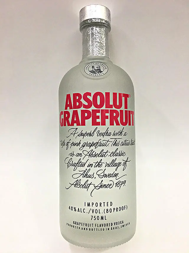 Absolut Grapefruit Vodka 750ml - Image 2