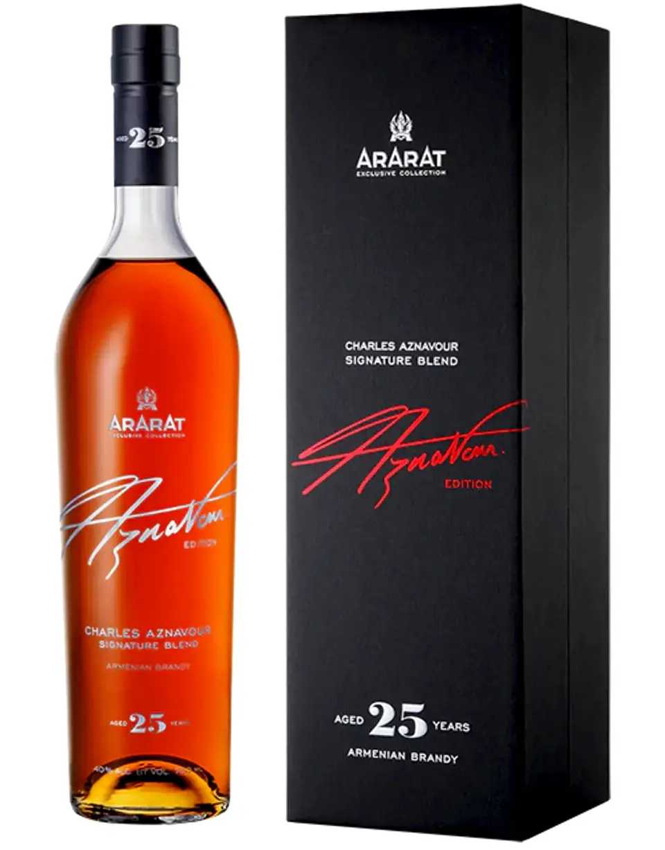 Ararat Charles Aznavour Armenian Brandy 25 Year Old