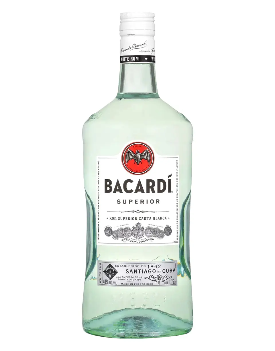 Bacardi Superior Light Rum 1.75 Liter