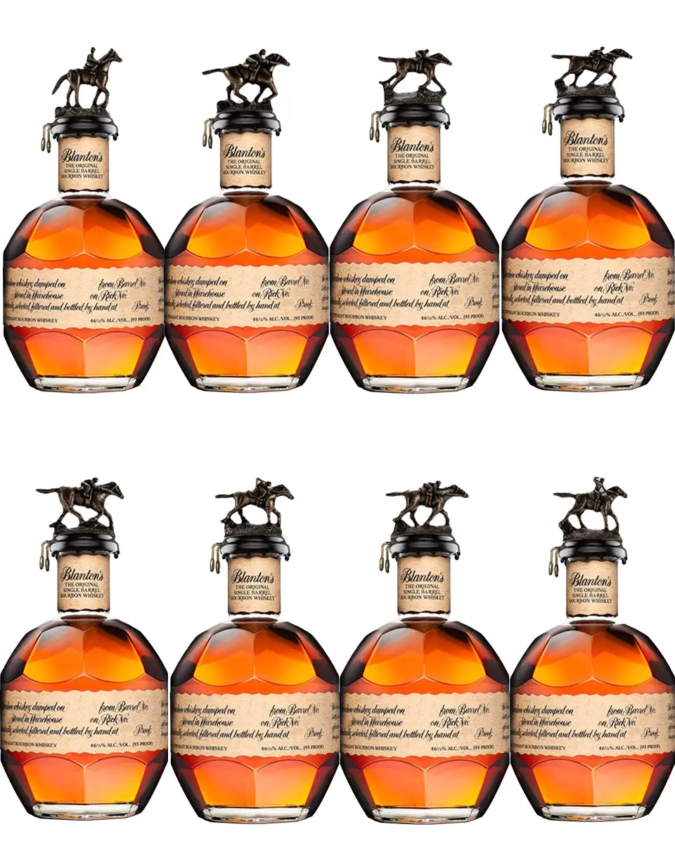 Blanton's Original Single Barrel Complete Horse Collection - 8 Bottles
