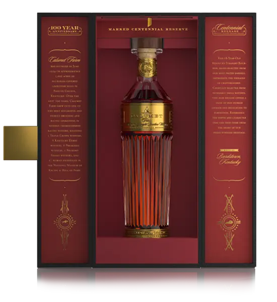 Calumet Farm 18 Year Bourbon Trophy Decanter 100th Anniversary Release - Image 2