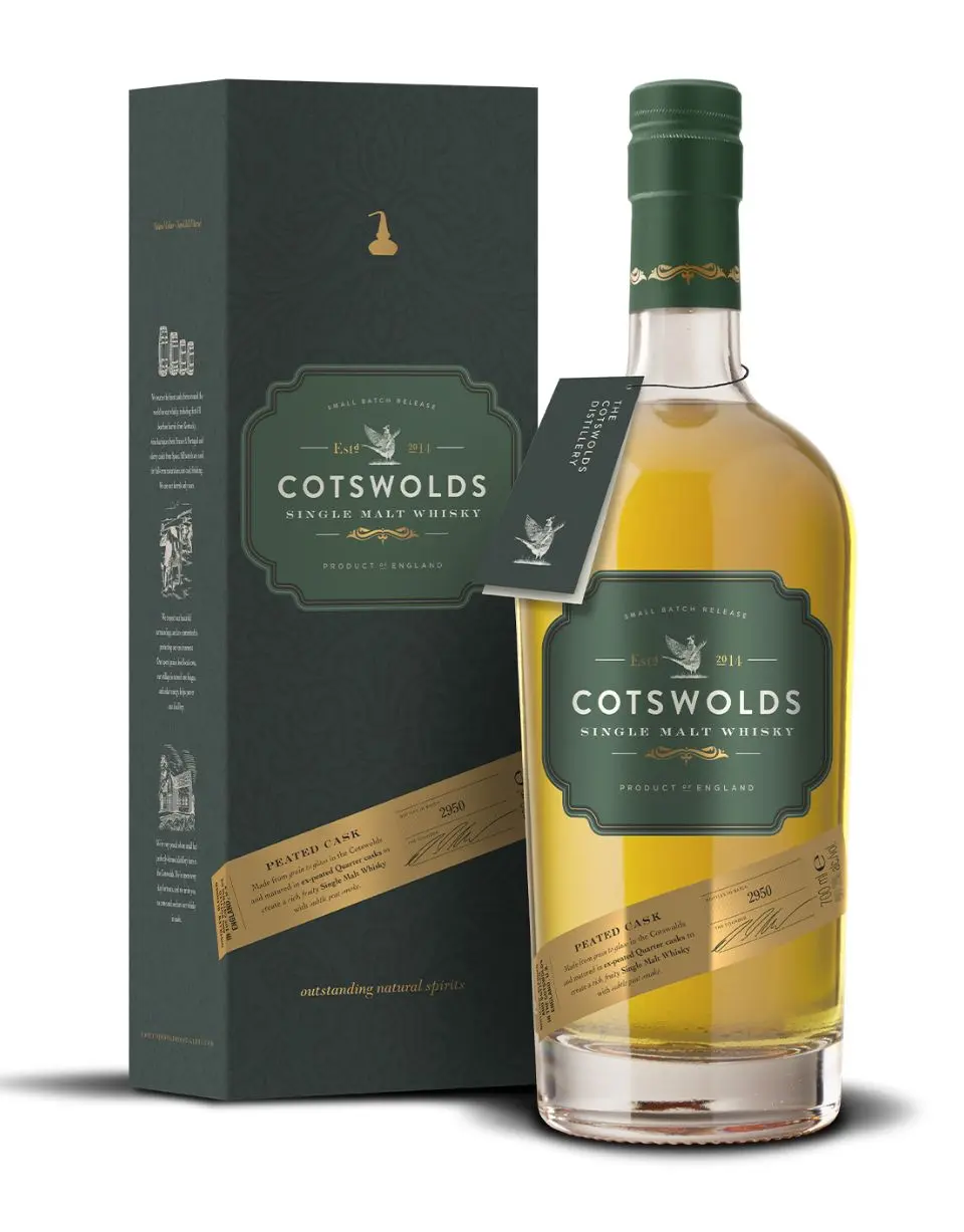 Cotswolds Peated Cask Single Malt Whisky