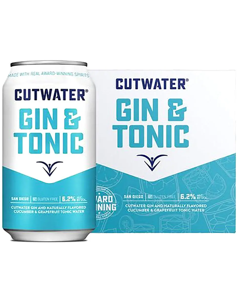 Cutwater Gin & Tonic Cocktail Can 4-Pack