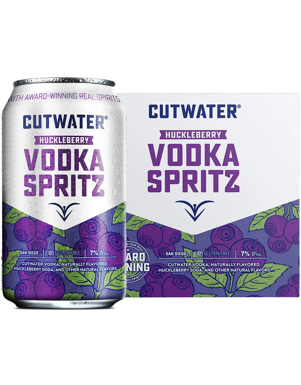 Cutwater Huckleberry Vodka Spritz Can 4Pk