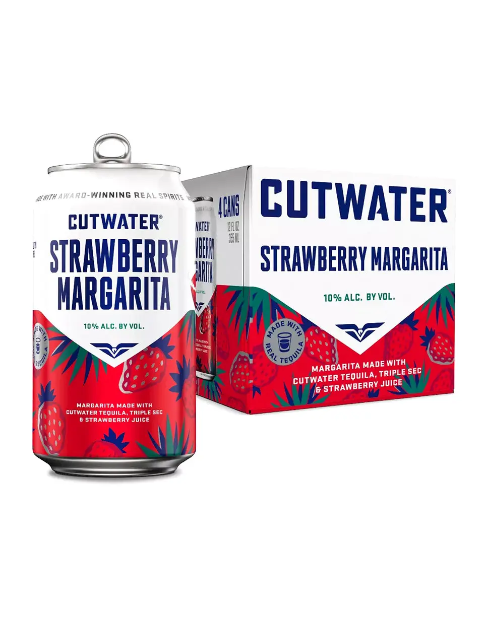 Cutwater Strawberry Margarita Canned Cocktail