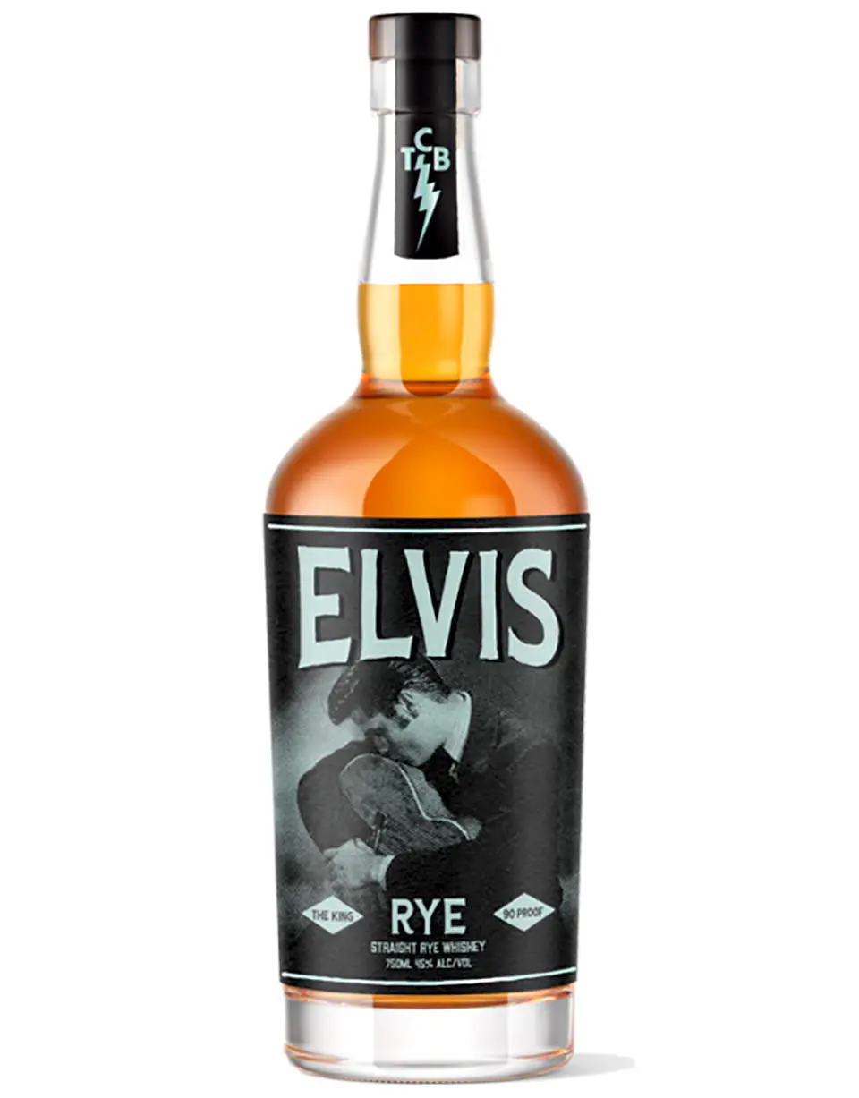 Elvis Presley The King Straight Rye Whiskey 750ml