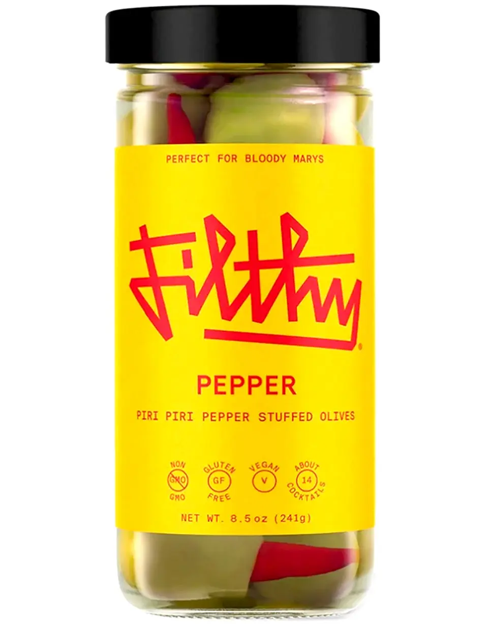 Filthy Pepper Stuffed Olives