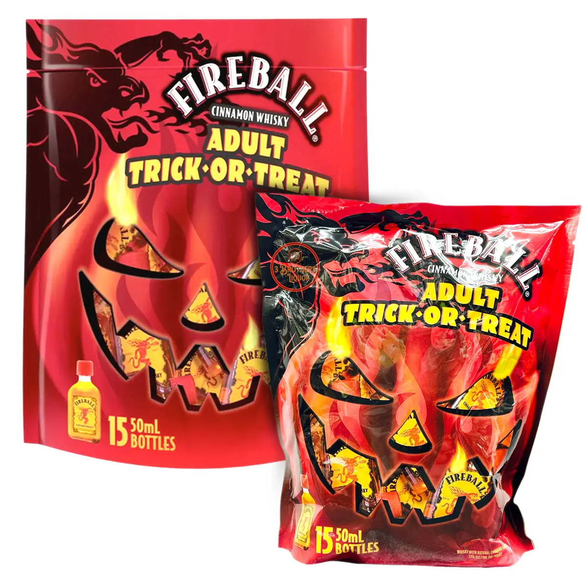 Fireball Adult Trick or Treat Bag - Image 2