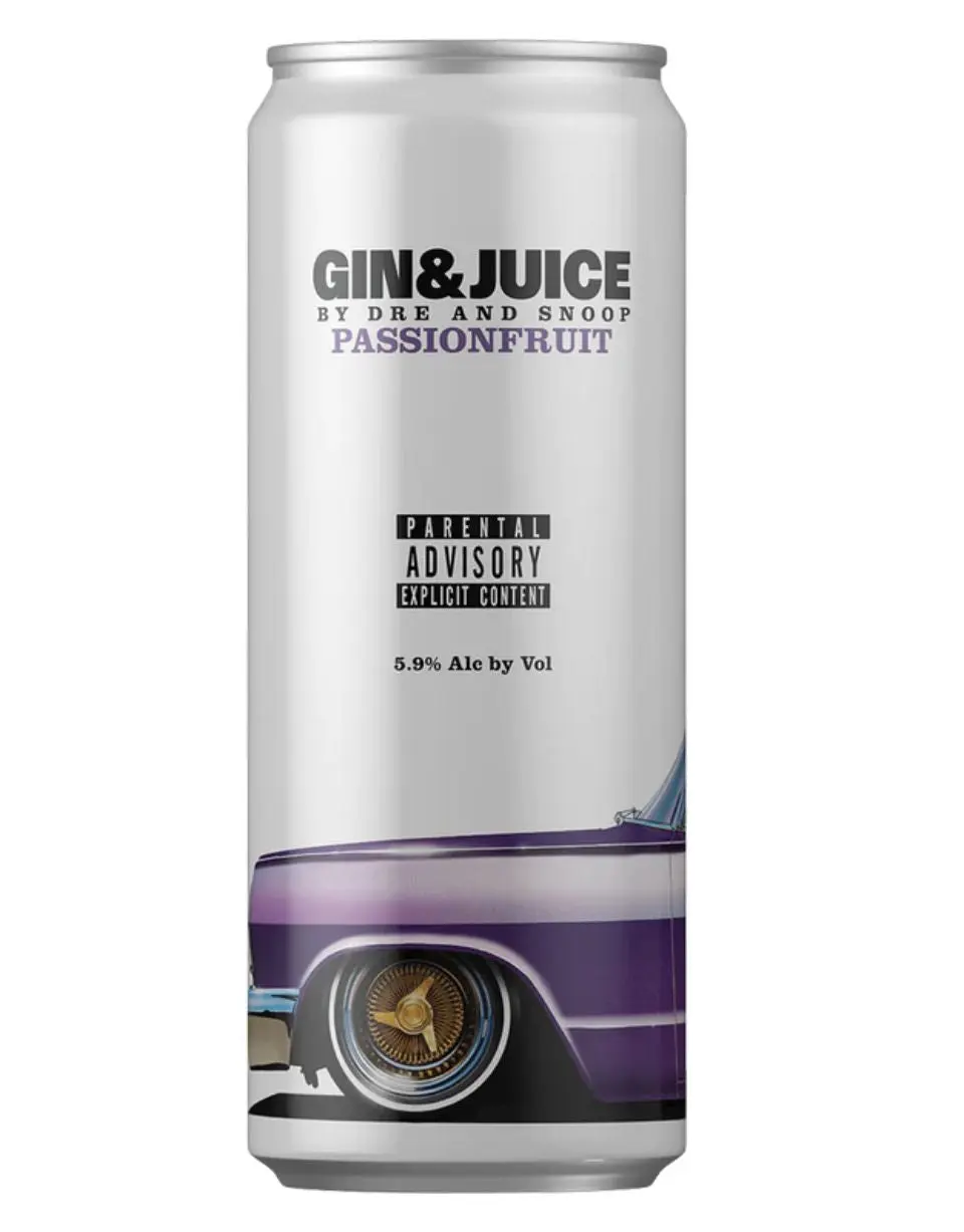 Gin & Juice by Dre and Snoop Passionfruit Cocktail 4-Pack