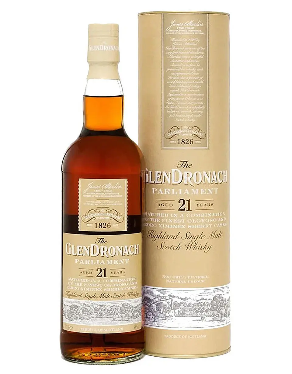 Glendronach 21 Year Old Parliament Scotch