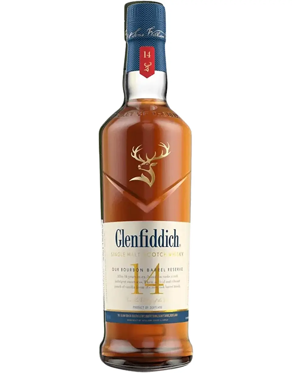 Glenfiddich 14 Year Old Bourbon Barrel Reserve Scotch - Image 2