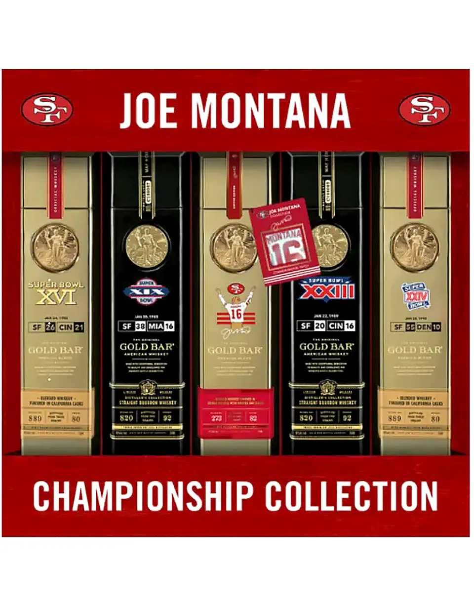 Gold Bar Joe Montana Championship Collection