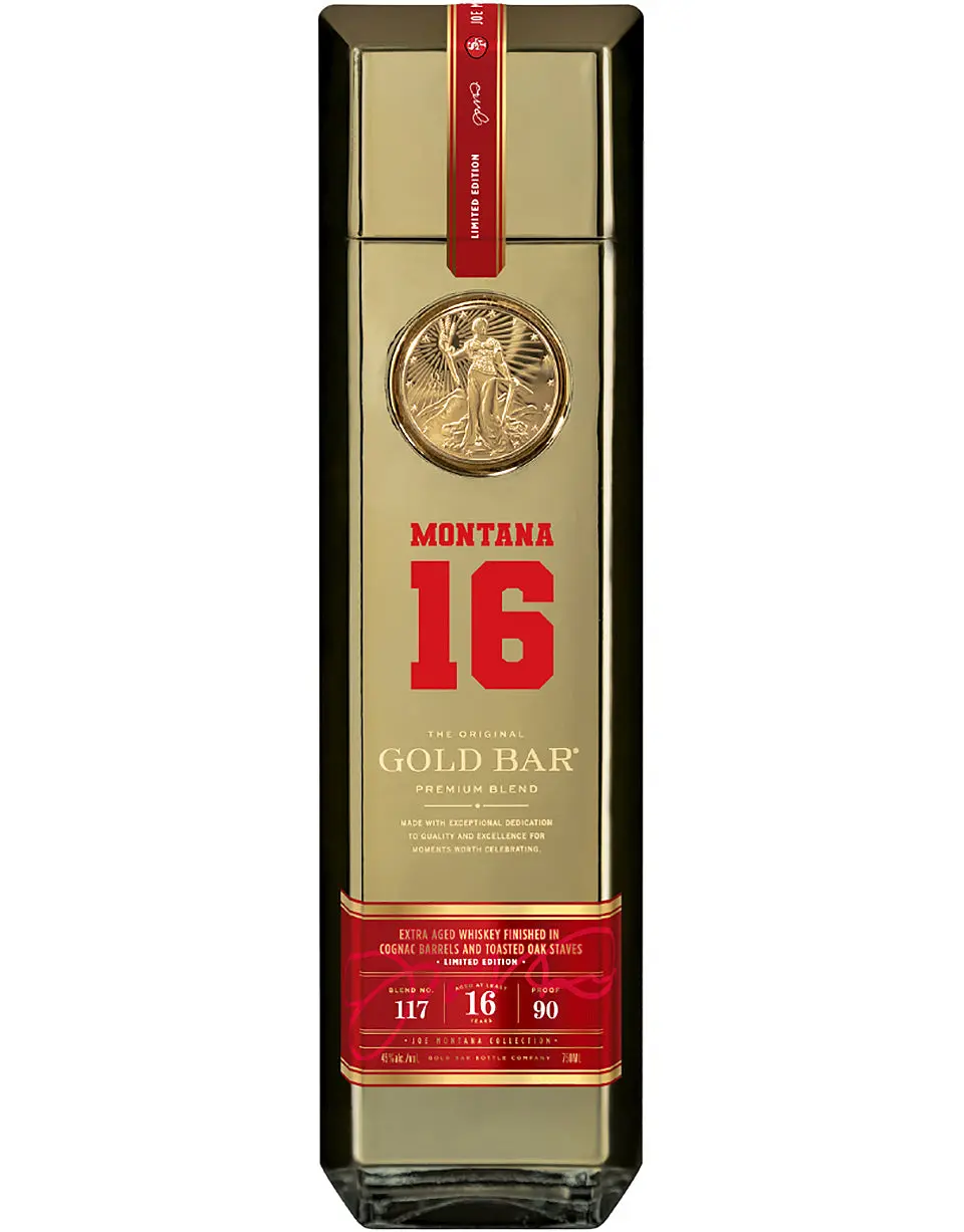 Gold Bar Whiskey Blend 117 Joe Montana Collection