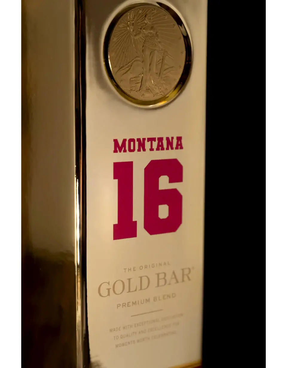 Gold Bar Whiskey Blend 117 Joe Montana Collection - Image 2