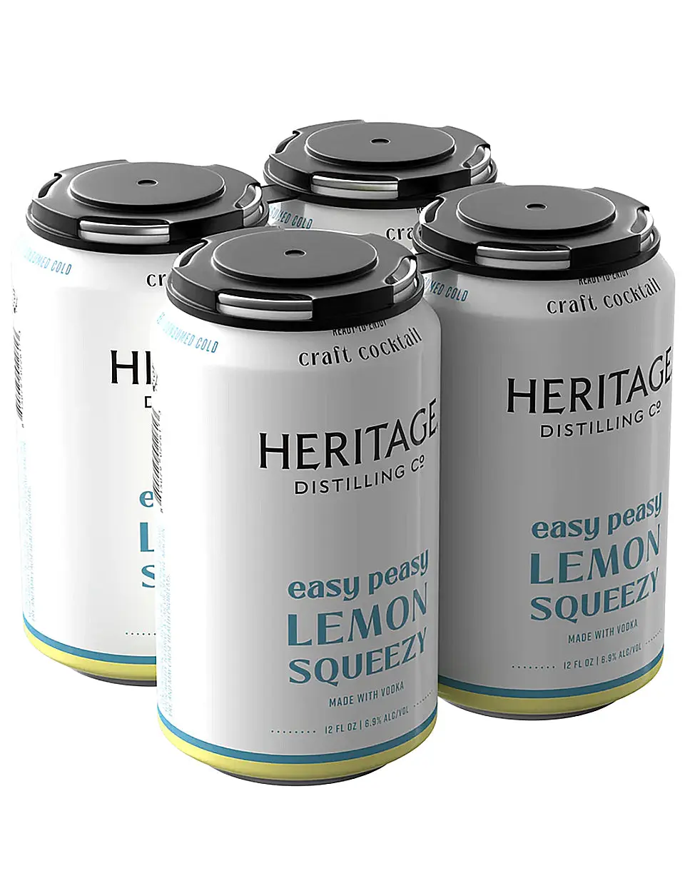 Heritage Easy Peasy Lemon Squeezy 4 Pack Can