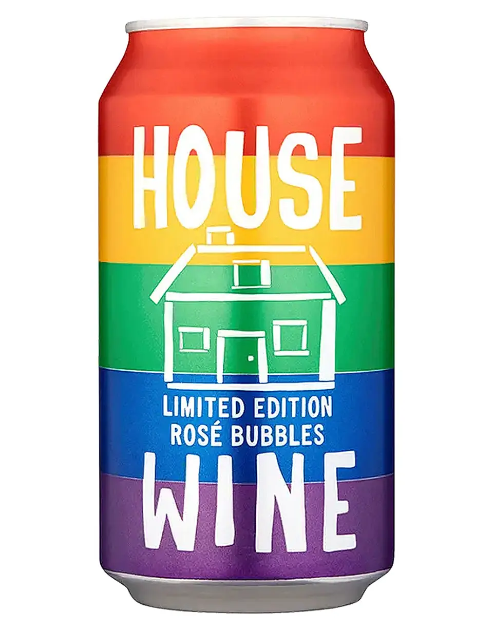 House Wine LE Rose Bubbles Can