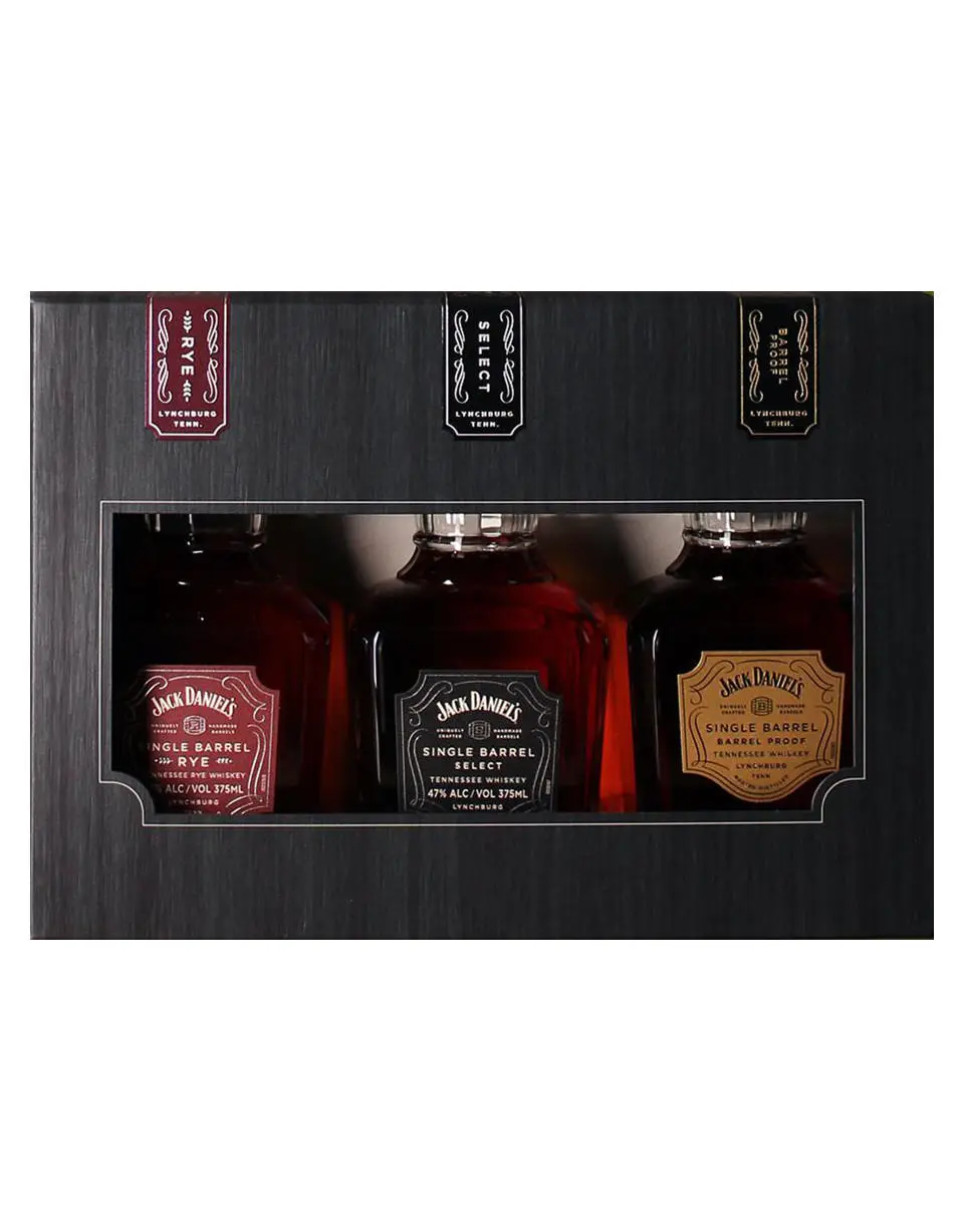 Jack Daniel Single Barrel 3-Pack 375ML Combo