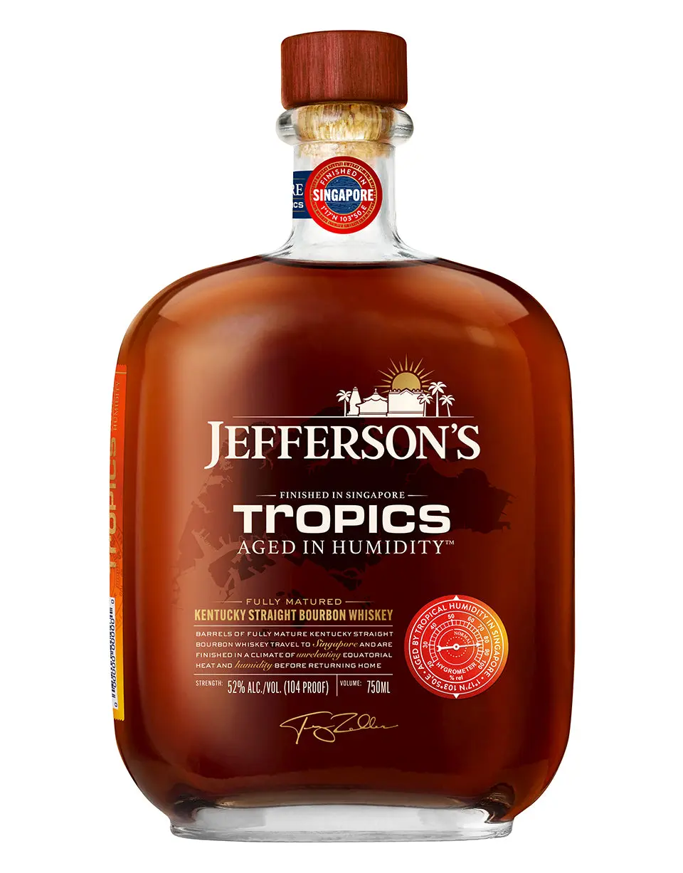 Jefferson's Tropics Aged In Humidity Kentucky Straight Bourbon