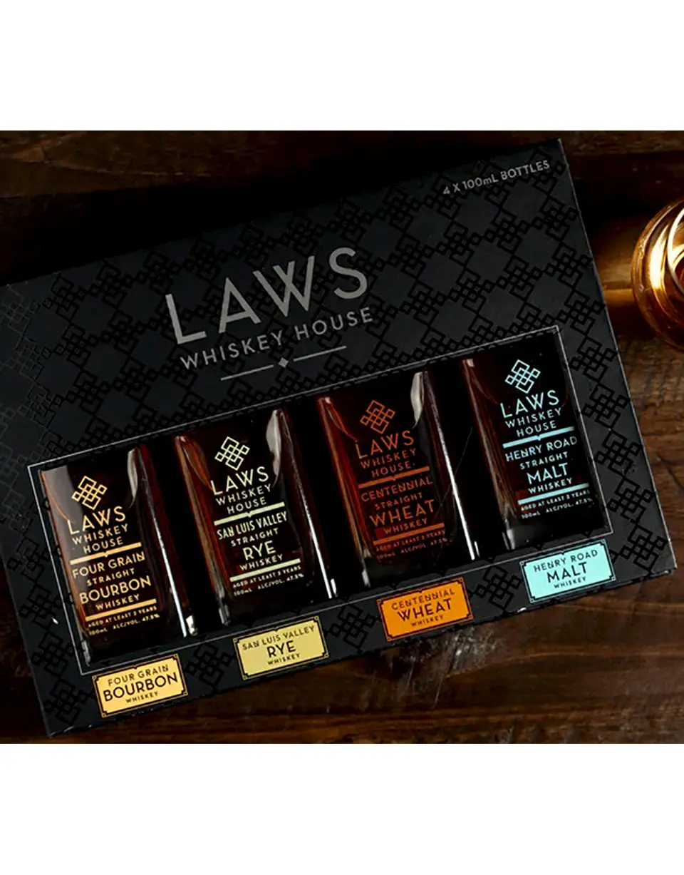 Laws 4x100ml Sample Pack Whiskey - Image 2