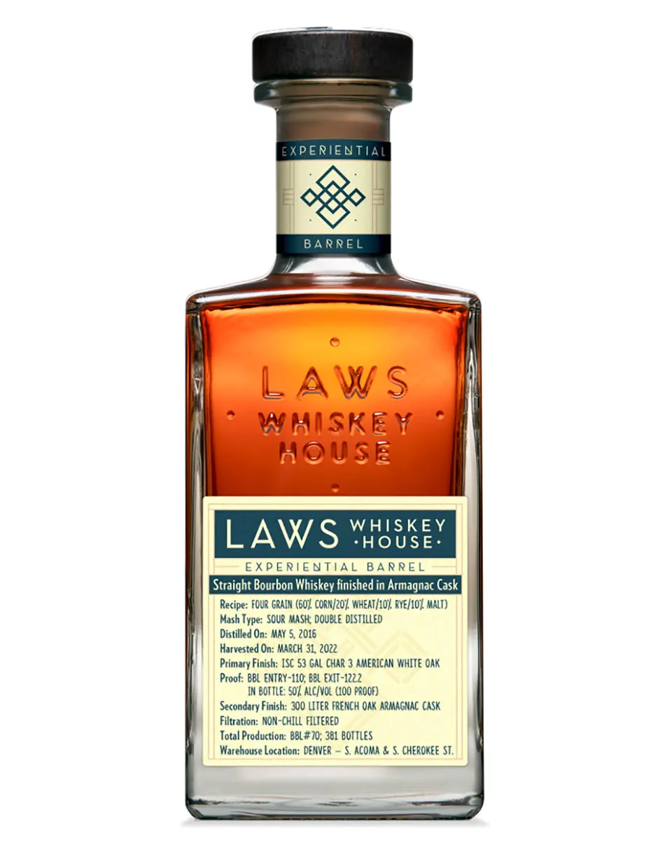 Laws Whiskey House Origins Bourbon