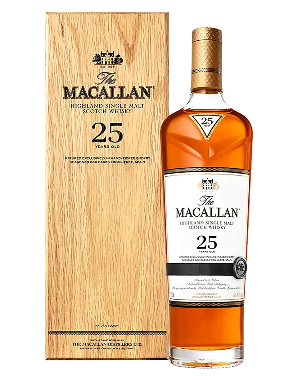 Macallan 25 Year Old Scotch