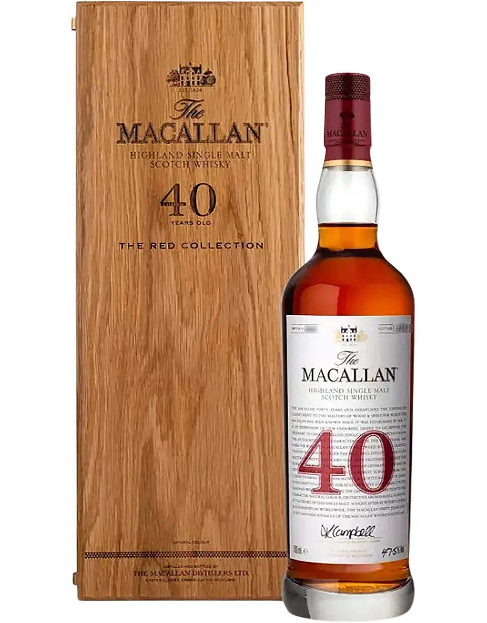 Macallan Red Collection 40 Years Old