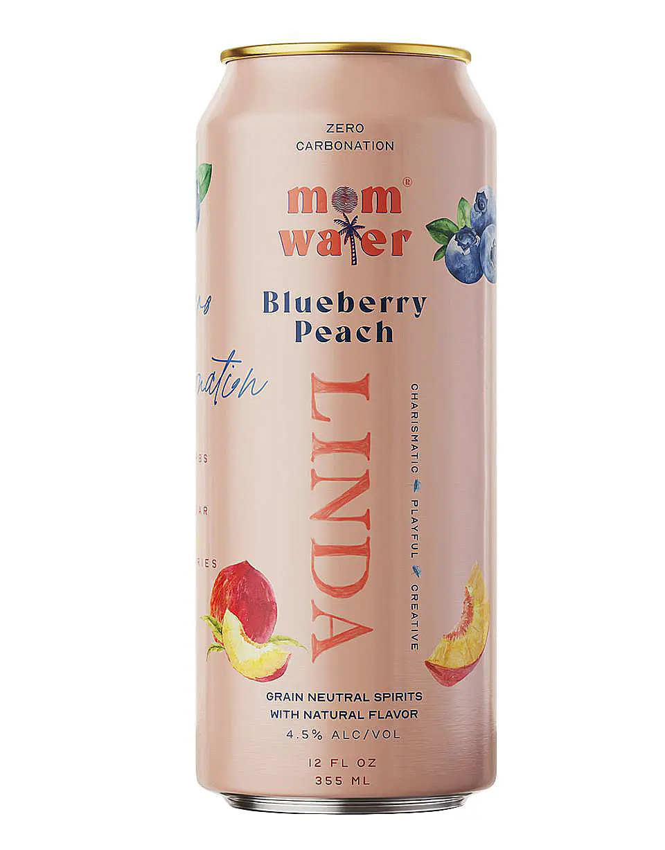 Mom Water Linda - Blueberry Peach 4-Pack - Image 2
