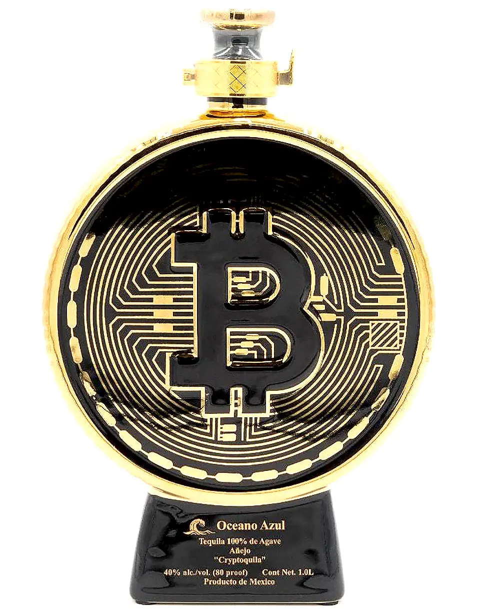 Oceano Azul Bitcoin Cryptoquila Anejo Tequila - Image 2