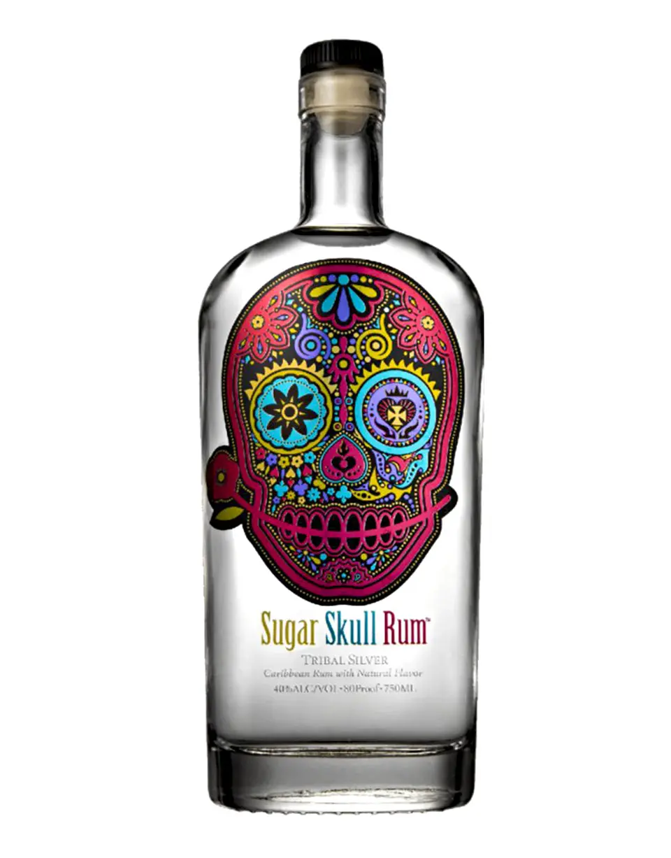 Sugar Skull Tribal Silver Rum