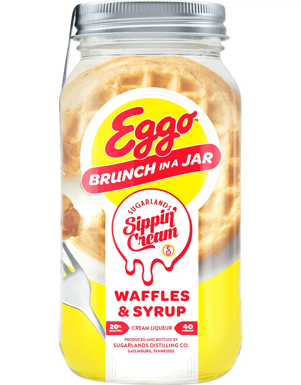 Sugarlands Shine Sippin' Cream Eggo Brunch in a Jar Waffles and Syrup