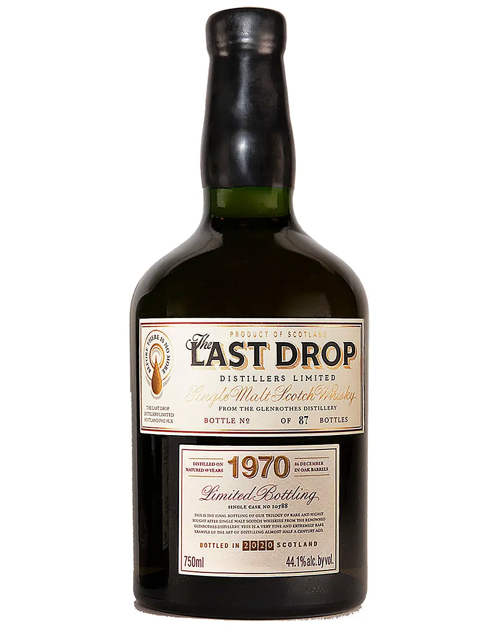 The Last Drop 1970 Glenrothes Single Malt Scotch
