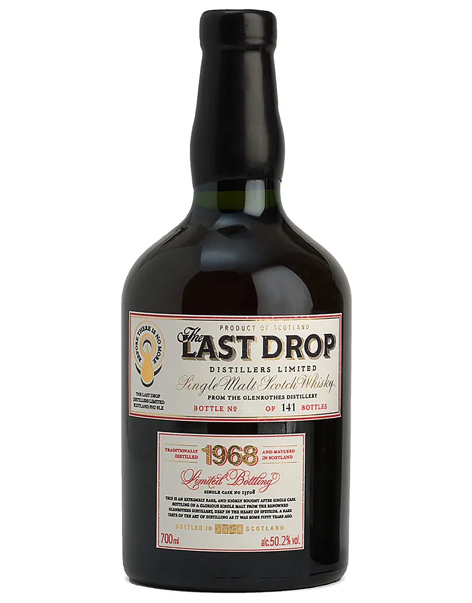 The Last Drop Glenrothes Cask 13508 #159 1968 Scotch