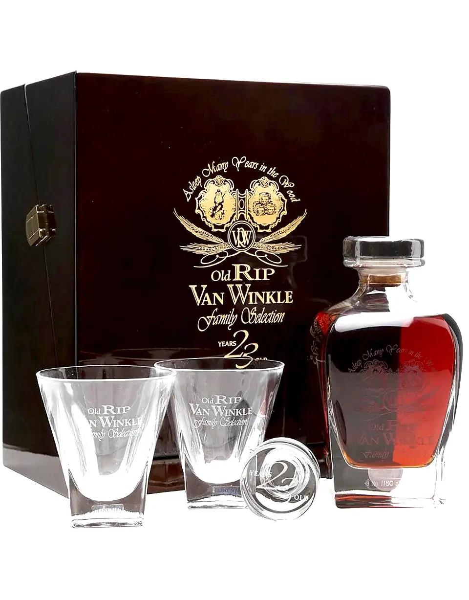 Old Rip Van Winkle 23 Year Old Family Selection Crystal Decanter
