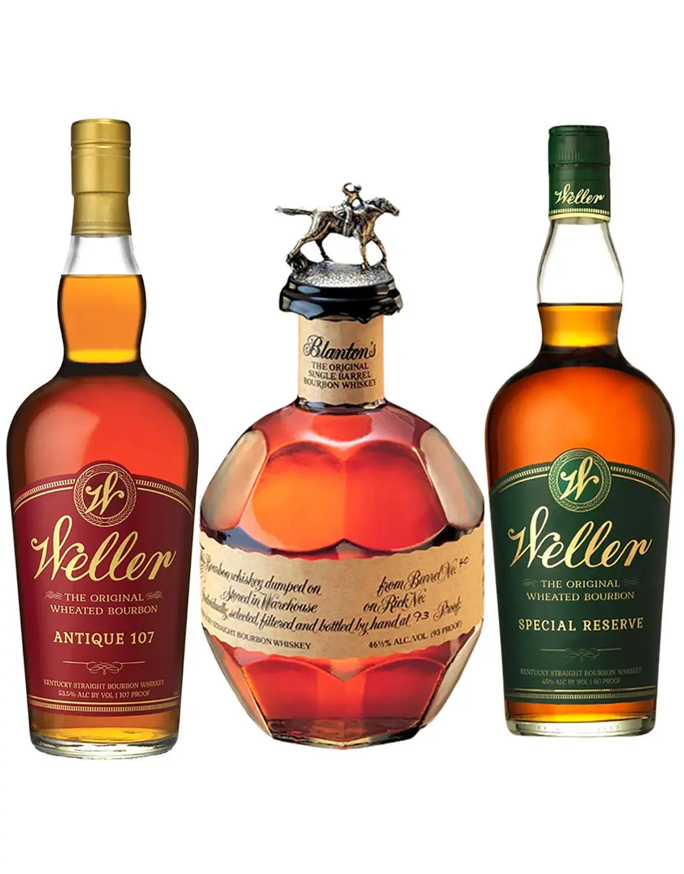 Weller Antique 107 - Special Reserve - Blanton's - Combo