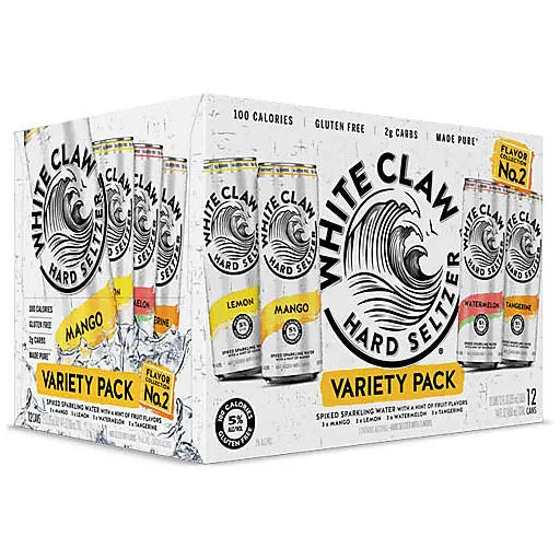 White Claw Hard Seltzer Variety Pack #2 12Pk