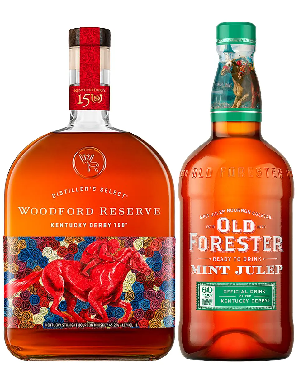 Woodford Reserve & Old Forester Mint Julep 2024 Derby Bundle