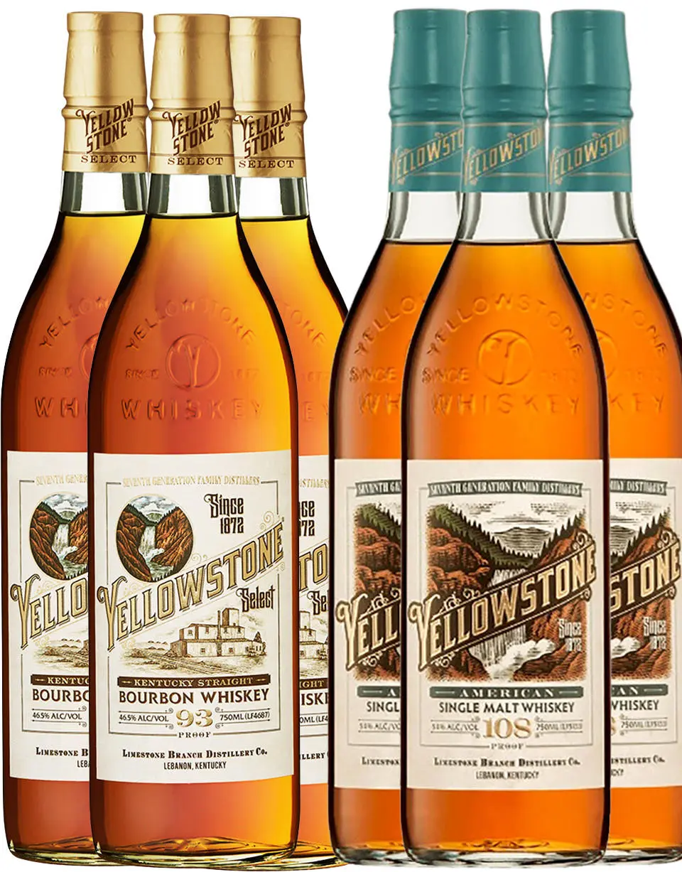 Yellowstone Bourbon & Single Malt Whiskey 6-Pack